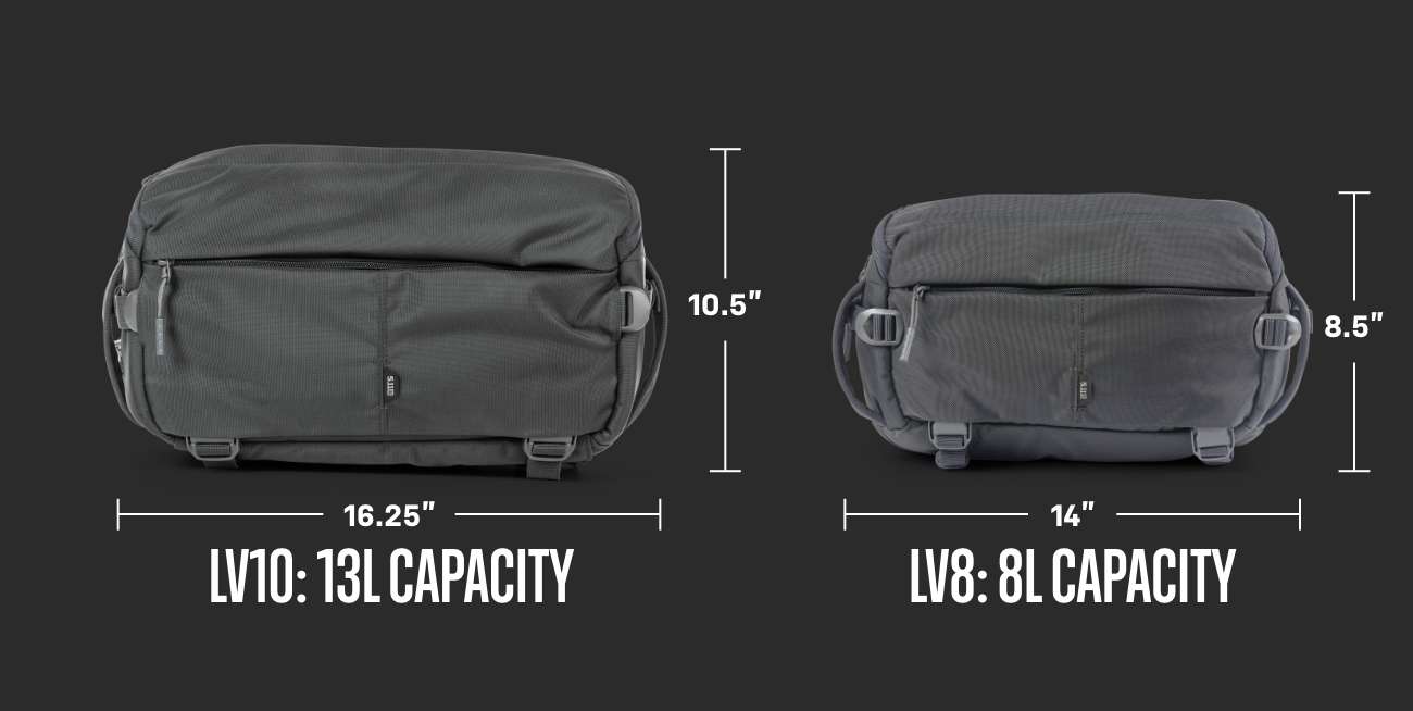 5.11 LV8 Sling Pack (with Modifications) 